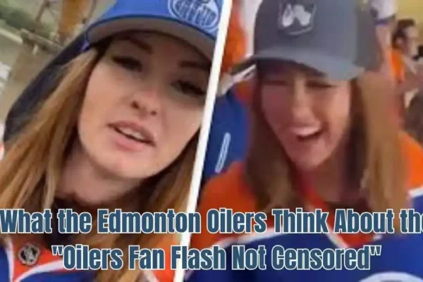 oilers fan flash not censored