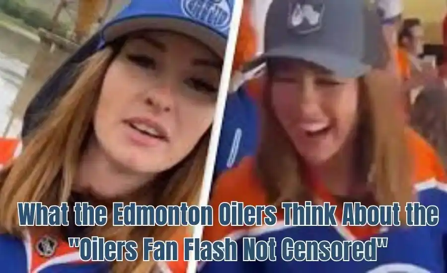 oilers fan flash not censored