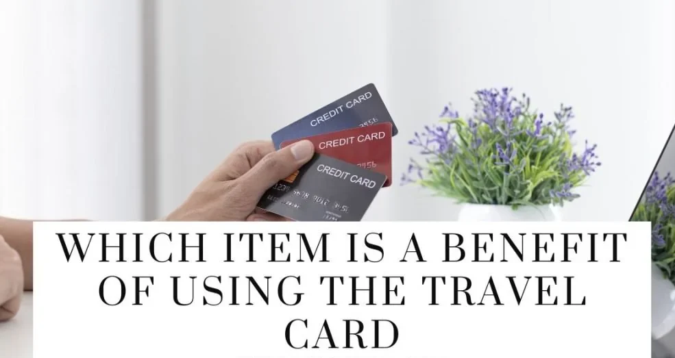 which items is a benefit of using the travel card