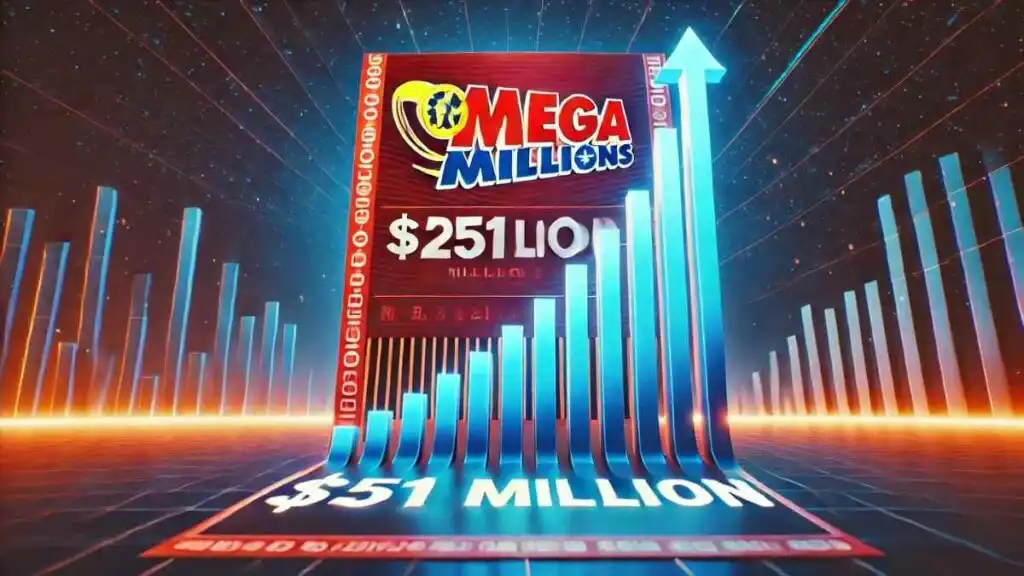 mega millions jackpot rises to $251 million.